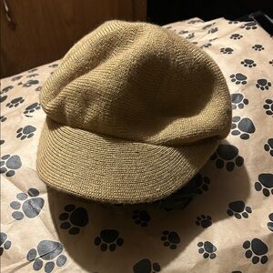 Four Buttons Tan Hat